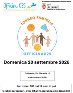 Immagine locandina torneo per famiglie